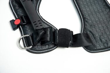 Плед-пояс для собак DogMaster 2.0, чорний, розмір XL