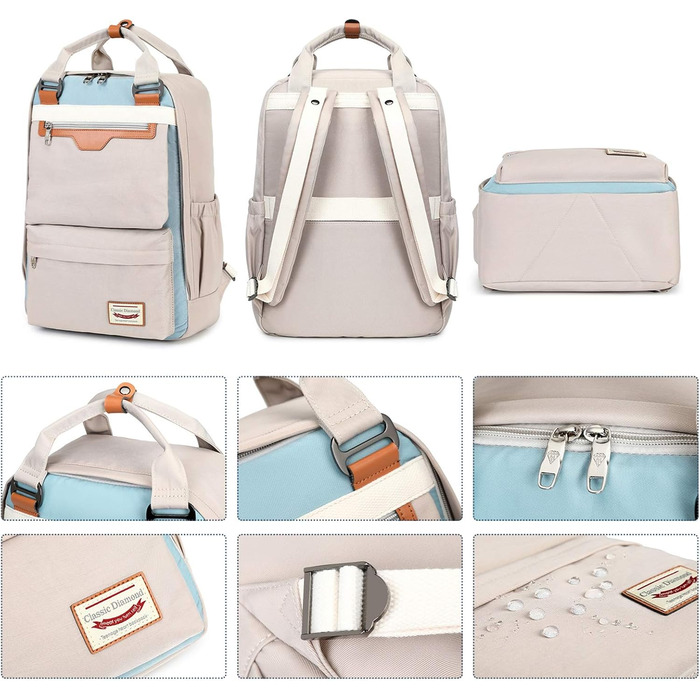 Рюкзак Myhozee для чоловіків та жінок з відділенням для ноутбука 15.6