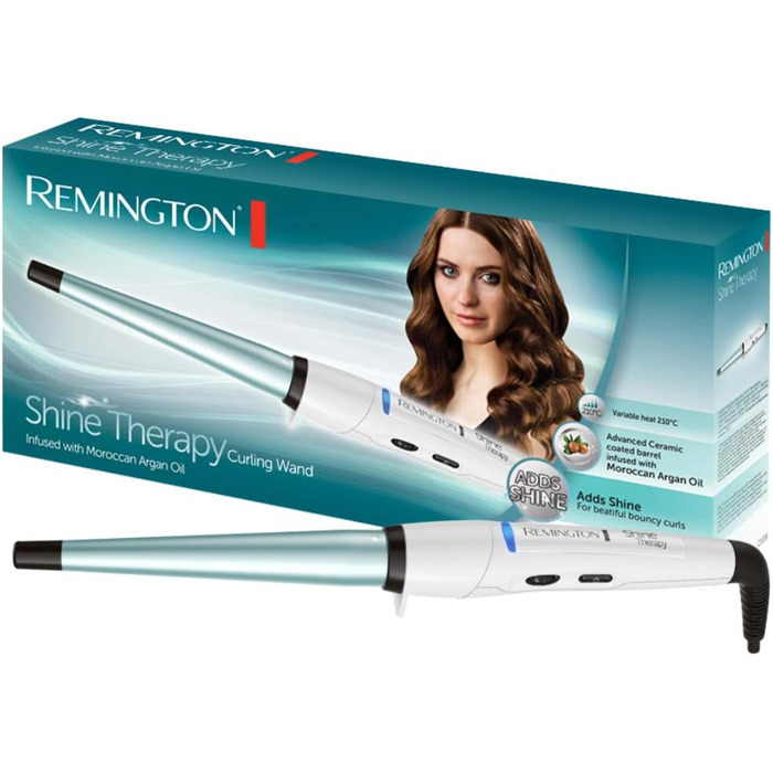 Випрямляч для волосся Remington S8500 Shine Therapy з LCD-дисплеєм, 150-230°C, з аргановою олією та вітаміном E