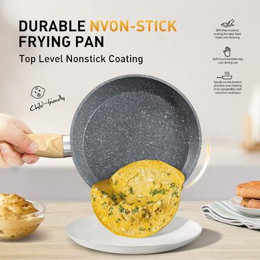 Набір посуду DishDelight з гранітним покриттям для індукційних плит (12 предметів)