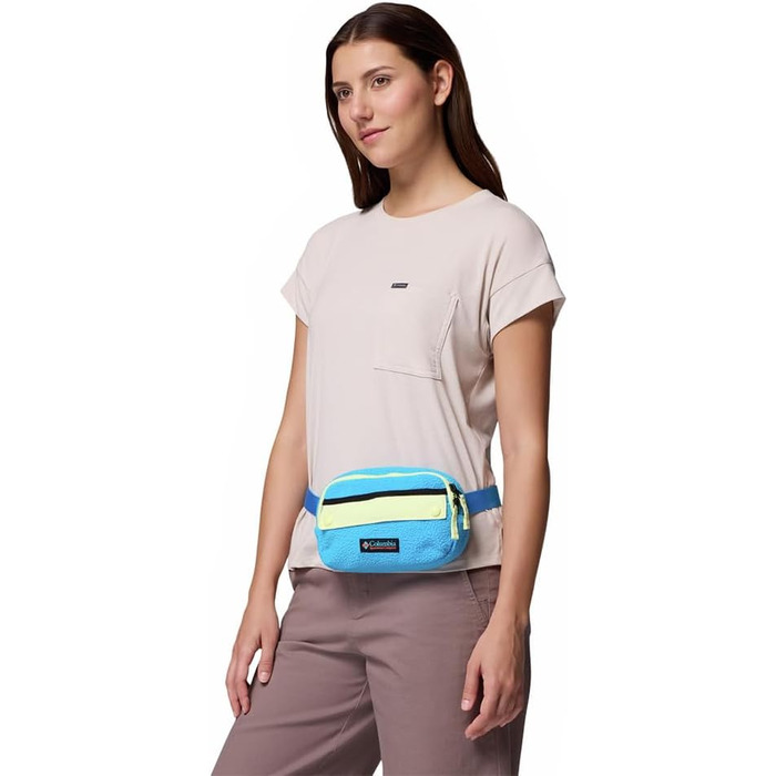 Рюкзак Columbia Helvetia 2 Hip - унісекс (12.1 x 21.1 x 8.1 см, Compass Blue, Citron Haze, Black)