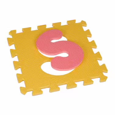 Relaxdays Colorful Puzzle Mat ABC and Numbers