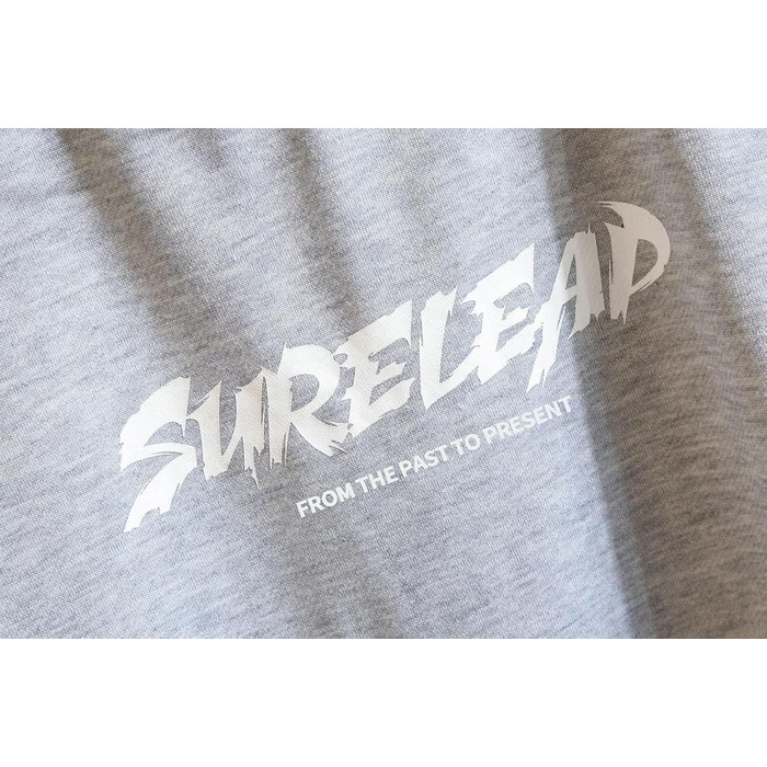 Спортивна кофта GURUNVANI Unisex 20wy801 з капюшоном, сіра (3XL)