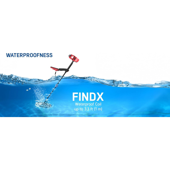 Металодетектор Nokta Profi: водонепроникний, з пошуковою котушкою 28см, для пошуку золота, з Pinpoint, USB-зарядка, 4 режими, для професійного використання