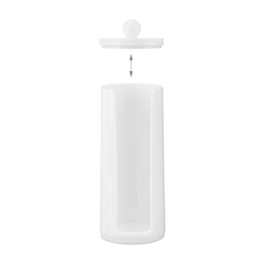 Relaxdays Cotton Pad Storage 2-Piece Set