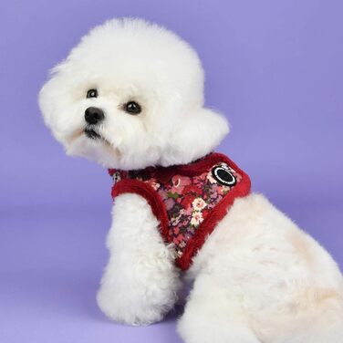 Шлейка для собак Пуппія Gianni Harness B - червона, S, регульована та комфортна