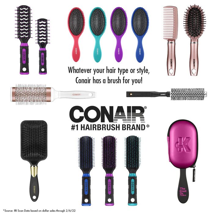 Розпушувач для волосся Conair Knot Dr Green