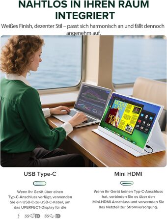 Монітор портативний UPERFECT 15.6