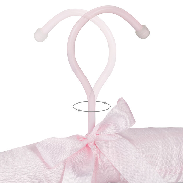 Relaxdays Clothes Hanger Set Satin