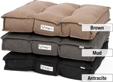 Килимок для собак JAMAXX з м'якою наповнювачем, знімний чохол, килимок для собак, лежанка для собак, темно-синій, 65x55 см