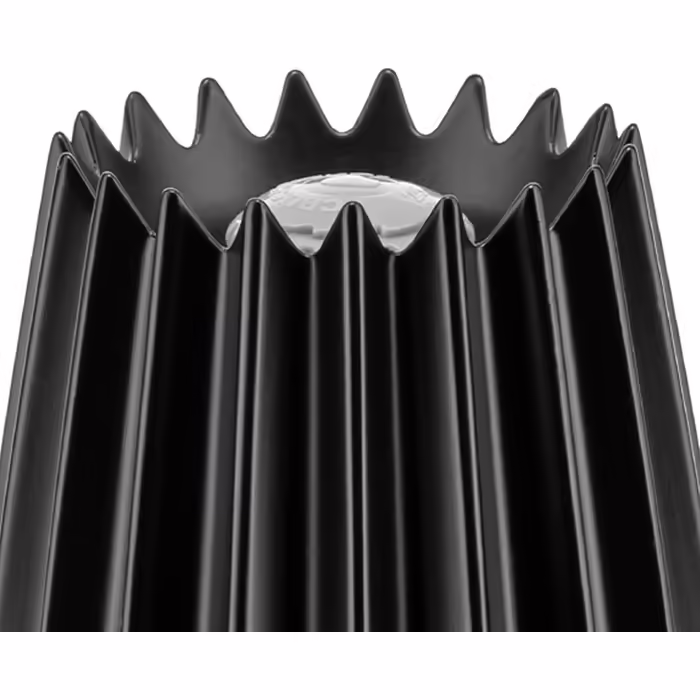 Alessi WAL03 B Salt/Pepper/Spice Grinder - Cast Aluminum, Black, 7.50 x 7.50 x 14.20 cm