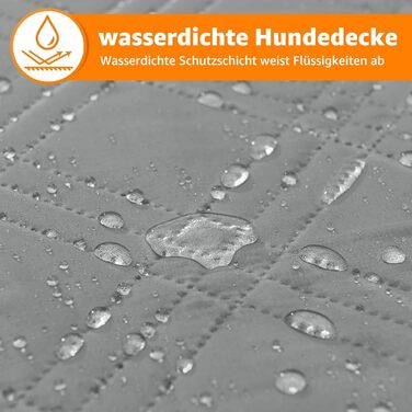 Водонепроникний коврик для собак Pick For Life, 97x190 см, сірий. Захист дивану та ліжка, легко миється. Підходить для великих та маленьких собак