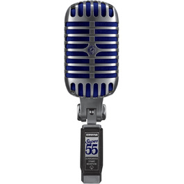 Мікрофон Shure Super 55 Deluxe - вінтажний динамічний суперкардіоїдний мікрофон, легендарний вигляд, класичний звук, міцний литий корпус