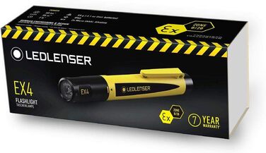 Світлодіодний ліхтар Ledlenser EX4 для майстерні, вибухозахищений, на батарейках AAA, 50 лм, водонепроникний IP68, для зони EX 0/20