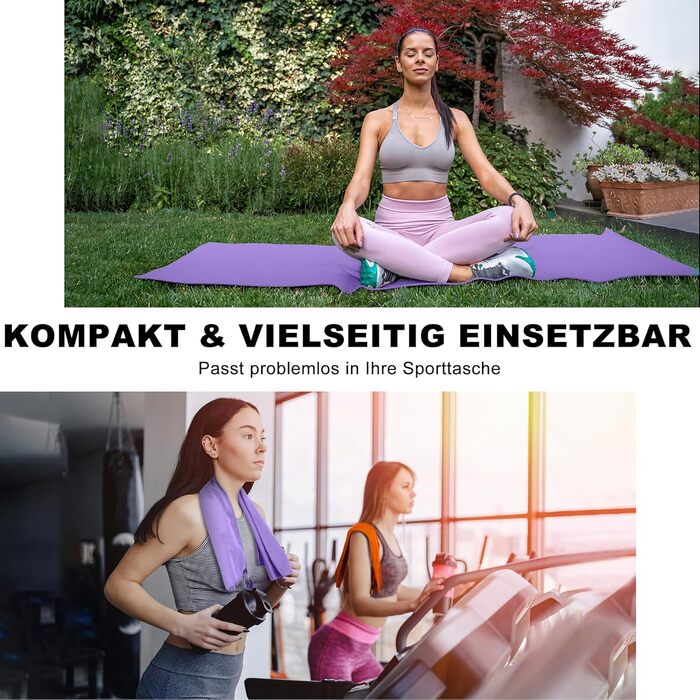 Рушник з мікрофібри HiiPeak: компактний, легкий, швидковисихаючий (50x30 см, помаранчевий)