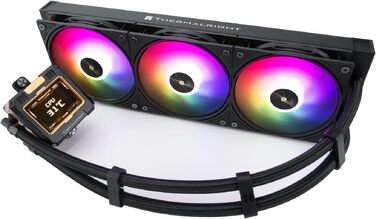 Система рідинного охолодження процесора Thermalright FW 360 Black ARGB, LCD-дисплей 3.2