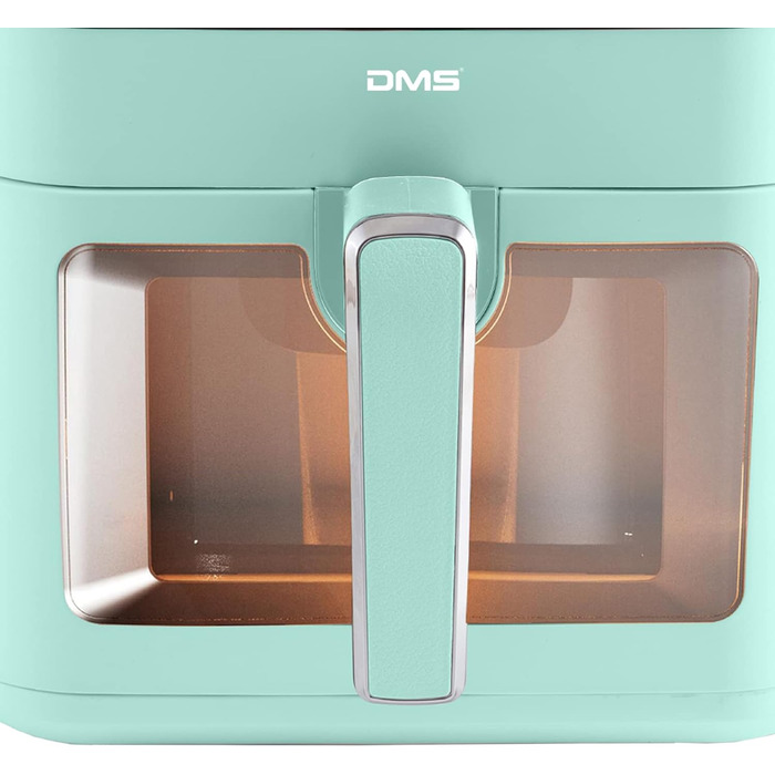 Фритюрниця Heißluftfritteuse DMS XXXL 7L Green з цифровим дисплеєм та 10 програмами | Фритюрниця, духовка, гриль | Без олії