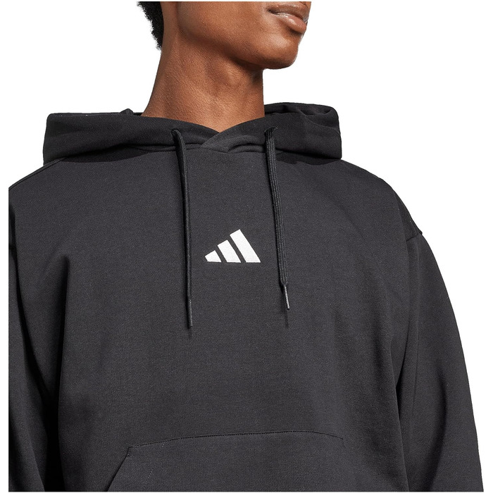 Чоловіча худі adidas Performance Feelcozy чорного кольору з білим логотипом