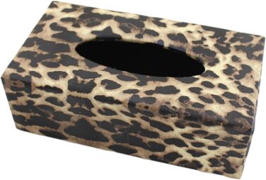 Tissue Box, Leopard Print Tissue Box, European Silk Paper Box, Tissue Storage Box, Desk Box