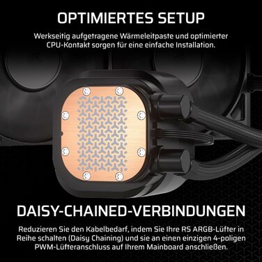 Система водяного охолодження Corsair Nautilus 360 RS для CPU - 240 мм, 3 вентилятори, чорний (без RGB)