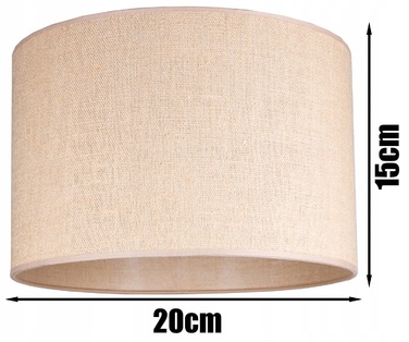 Підлогова лампа Glimex Modern E27 60 Вт, бежевий, коричневий, чорний