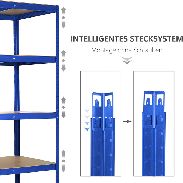 Ribelli Heavy-Duty Shelving Unit