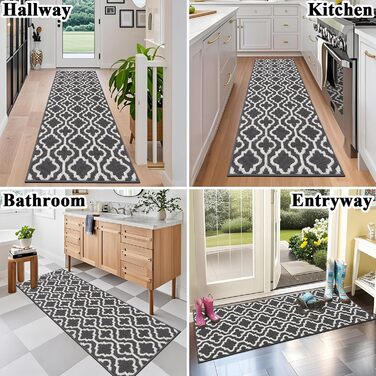 Килимок для підлоги SHACOS 80x120 см, антиковзаючий, для дому та вулиці, легко миється