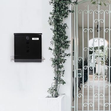 Поштовий ящик ARREGUI Chance E7005 сталевий антрацит з газетницею (DIN A4)