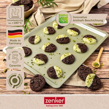 Форма для випічки Zenker Green Vision Ø 20 см з високим бортиком – сталева, з антипригарним покриттям