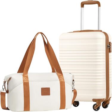 Набір валіз COOLIFE для ручної поклажі (55x35x20cm + 40x25x20cm) з TSA замком та ABS корпусом | 2 шт.