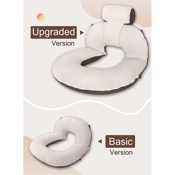 Подушка для читання INSEN, подушка для підтримки спини в ліжку, для читання, відпочинку, медсестер, дорослих, матерів та дітей, подушка для пресу в ліжку, блакитна (з оновленою оксамитовою оббивкою)