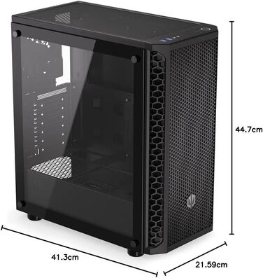 Корпус для ПК Endorfy Signum 300 Solid з Mesh-панеллю, 1 вентилятор PWM, фільтри проти пилу, ATX, EY2A003