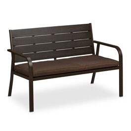 Relaxdays Garden Bench with Cushion