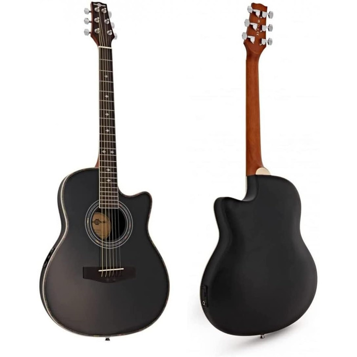 Акустична гітара Gear4music Roundback з аксесуарами