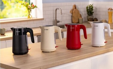 Електричний чайник Bosch MyMoment 1.7л TWK2M164, бездротовий, червоний