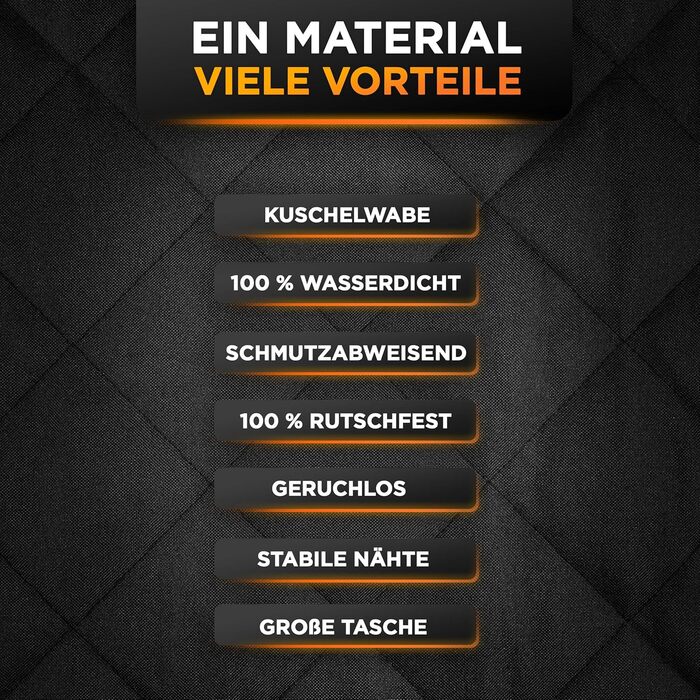 Захист для багажника Dunlop: килимок від ковзання та води для собак - зручна установка, захист краю багажника, килимок для собак, підстилка для собак, захист багажника