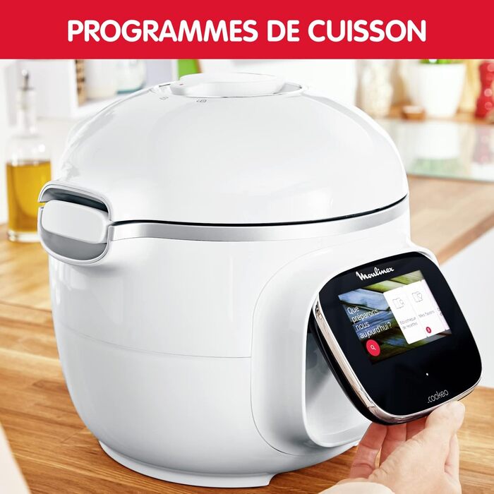 Moulinex Cookeo Touch Multicooker, intelligent, High-Pressure Touch Connect WiFi Black