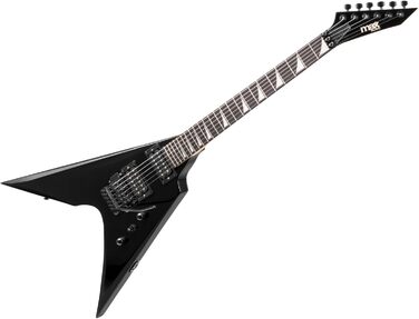 Електрогітара Max GigKit Rock Style: Комплект для гітари з підсилювачем, чохлом, медіатором, тюнером, кабелем, струнами та ременем, 24 лади - Чорний