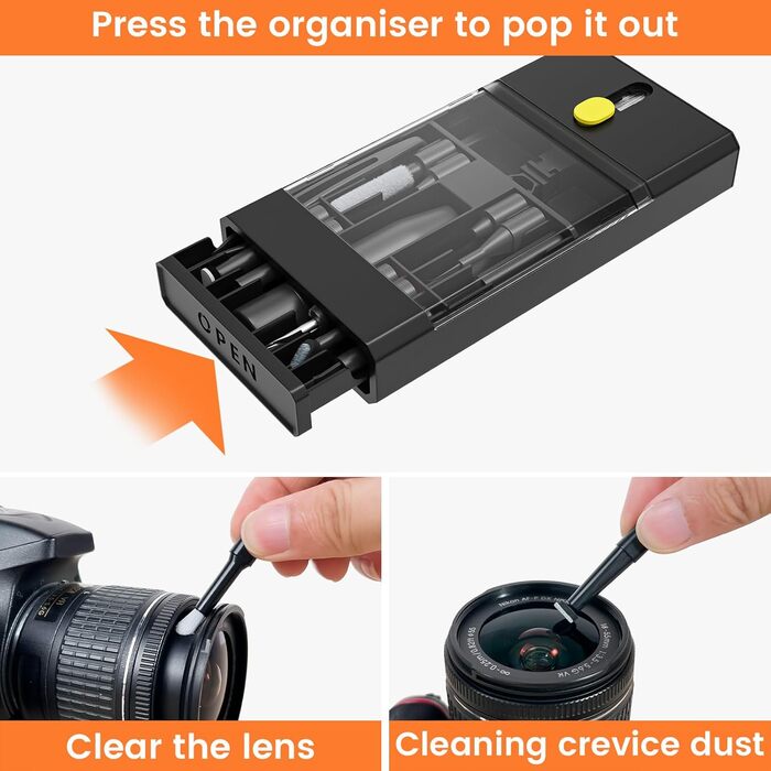 Набір для чищення гаджетів 22 в 1: клавіатура, навушники AirPods, камера, монітор, телефон, білий