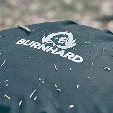 Водонепроникний захисний чохол BURNHARD для портативного 2-пальникового газового гриля Wayne, UV-стійкий, зимовий, чорний чохол для BBQ, захисна накривка від негоди