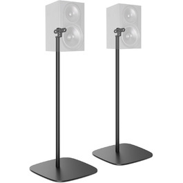 Підставка для колонок Xantron® 2X, регульована висота до 103 см, з антиковзким покриттям та прихованою прокладкою кабелю, з кріпленням, PREMIUM-USF-2