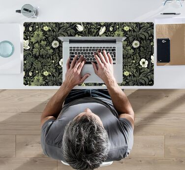 Килимок на стіл Moon Mushroom Gaming з принтом темних карт Таро, XXL 80x40 см, килимок під мишу та клавіатуру