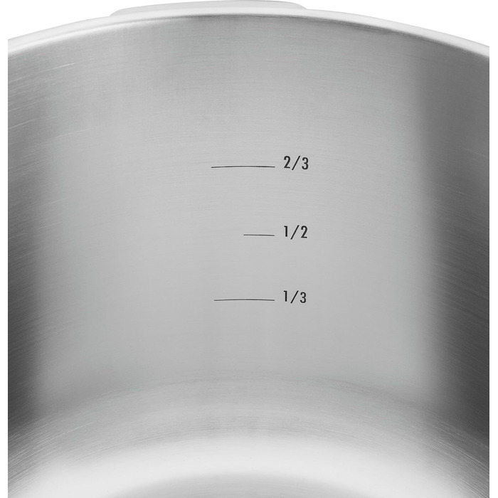 Скороварка Zwilling EcoQuick II, 6 л, 22 см, нержавіюча сталь, для всіх типів плит включаючи індукційні, срібляста