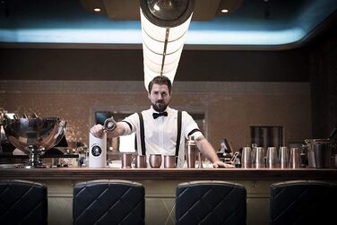 Подвійний охолоджувач для пляшок: стильний нержавіючий секта- та вінка-кюлер, 12x20 см, чорний