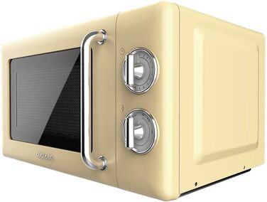 Мікрохвильова піч Cecotec Proclean 5110 Retro Blue, 20л, 700W, мікрохвилі з грилем, 8 програм, таймер 60 хв, функція розморожування, механічне керування, ретро дизайн