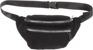 Валіклад Набір з 2 бананки/поясна сумка на пояс для жінок та дівчат, зелений (чорний)