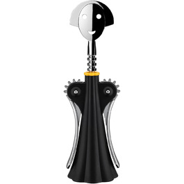 Штопор Alessi ANNA G із термопластичного пластику та хрому, чорний, 5x8x38,5 см