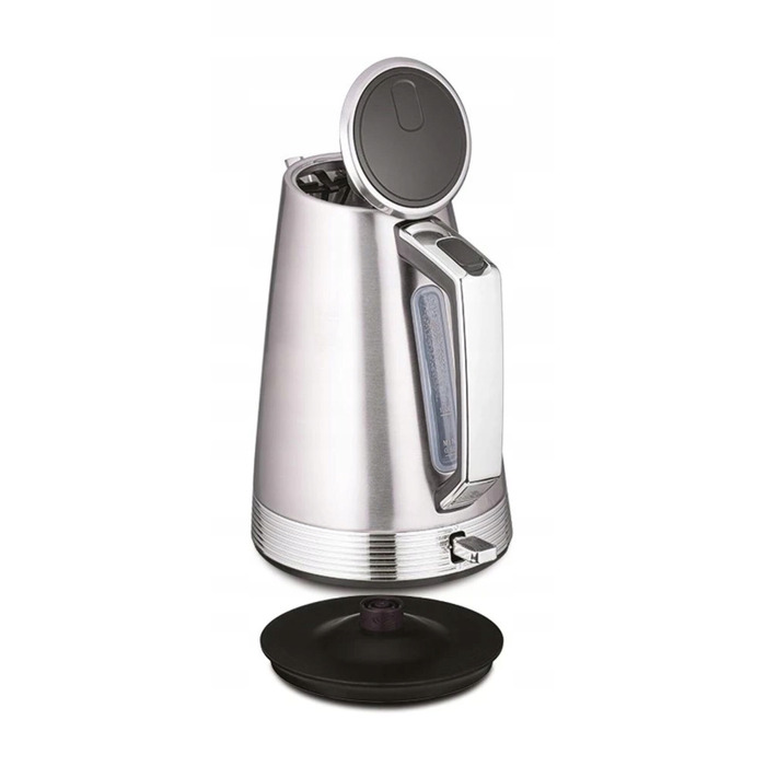 Електричний чайник Zelmer ZCK7956 Elegant Line, 2200 Вт, 1,7 л, сріблястий/сірий