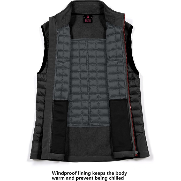 Жіноча жилетка Little Donkey Andy Легка пухова, без рукавів, для активного відпочинку, туризму, бігу, чорного кольору