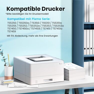 Комплект картриджів 560 XL та 561 XL для принтерів Canon PIXMA TS5300, TS5350, TS5351, TS7400, TS7450 (чорний та кольоровий)